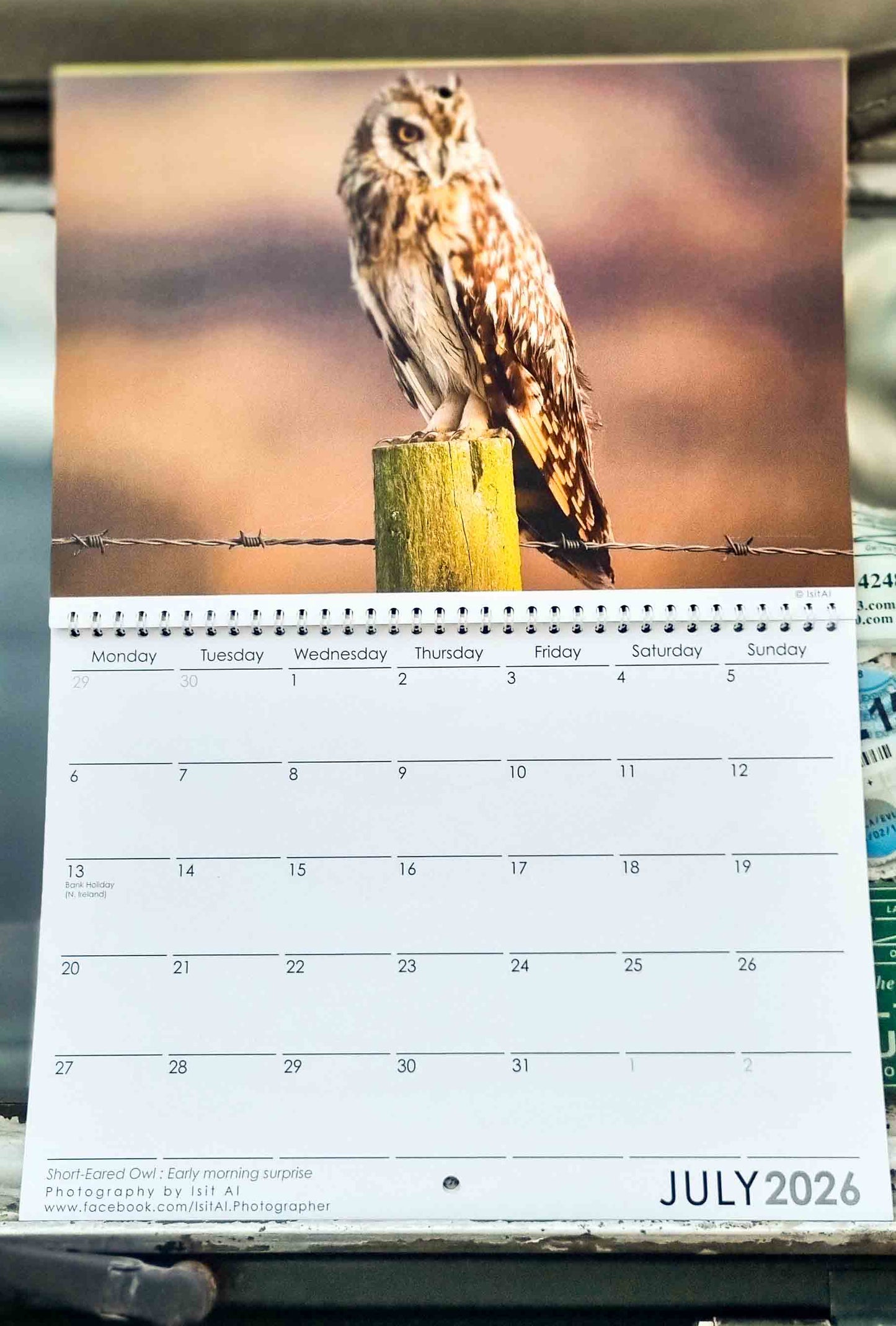 Wildlife Calendar 2026 and Red Pen Calendar 2026