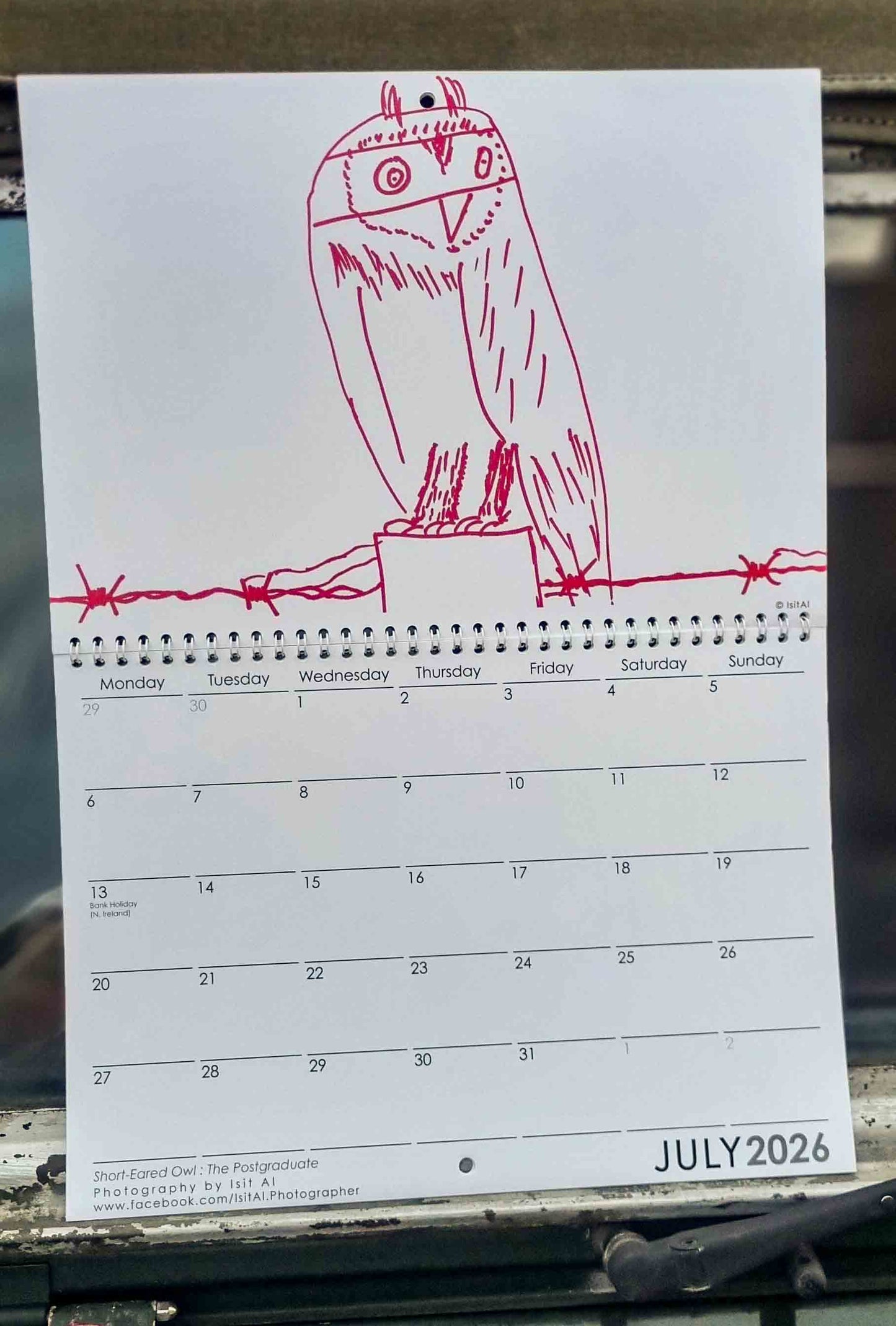 Wildlife Calendar 2026 and Red Pen Calendar 2026
